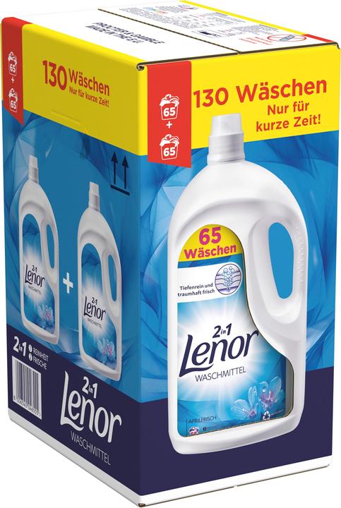 Image du produit Lenor Fraîcheur D'Avril (130 Cycles de lavage, Liquide)