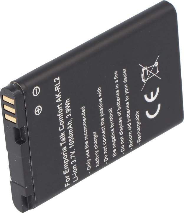 Actual product image XCell Mobile phone battery Li-Ion 3.7V 1050mAh replaces Emporia V66 001
