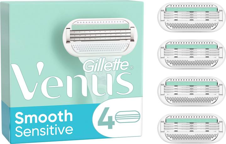 Actual product image Gillette Venus Venus Smooth Sensitive Blades (4 razor blades) (4 x)
