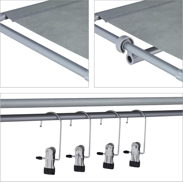 Actual product image Relaxdays Baylee (60 x 30 x 186 cm)