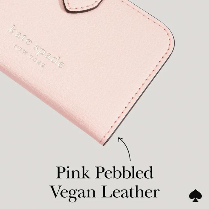 Actual product image Kate Spade Morgan MagSafe Wallet – Magnetische Geldbörse (Kreiderosa)