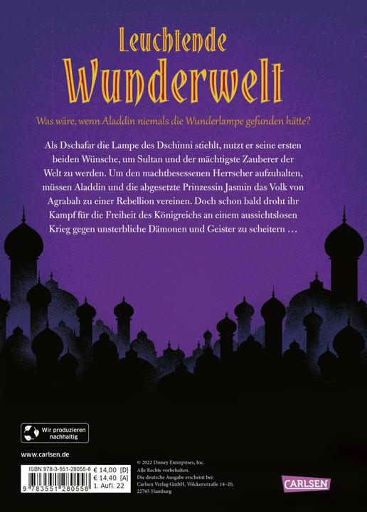 Image du produit Disney. Twisted Tales: Leuchtende Wunderwelt (Aladdin) (Allemand, Walt Disney, 2022)