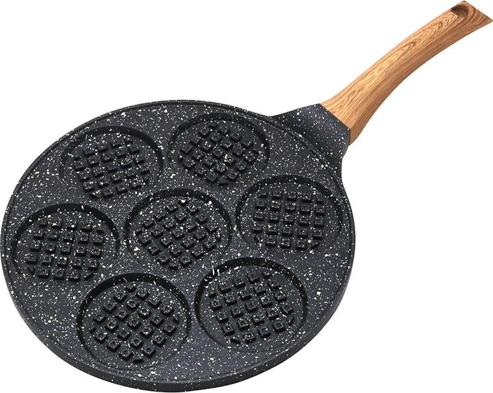 Image du produit Kinghoff Mini poêle à gaufres avec revêtement antiadhésif, 26,5 cm (26.50 cm, Poêle à crêpe)