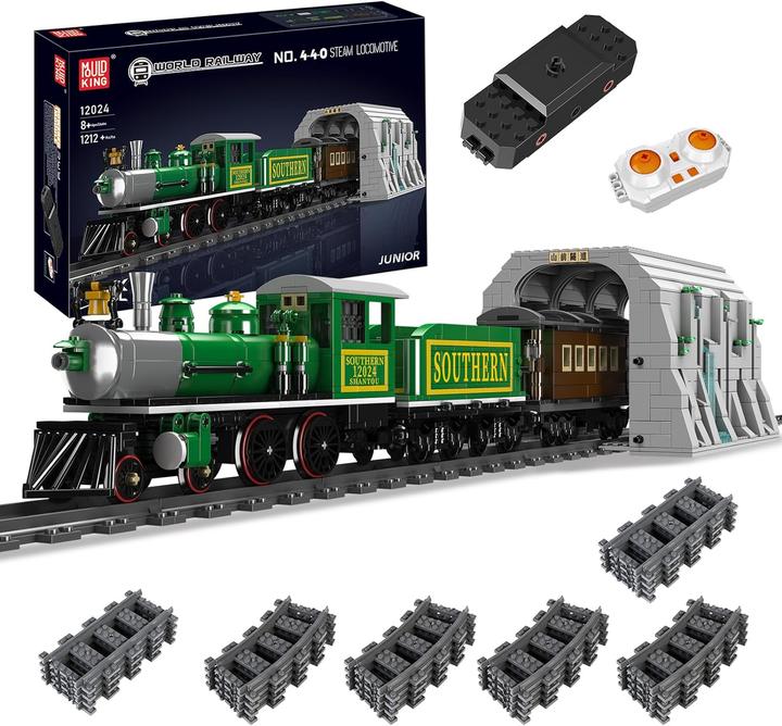 Actual product image Mould King Steam locomotive 4-4-0