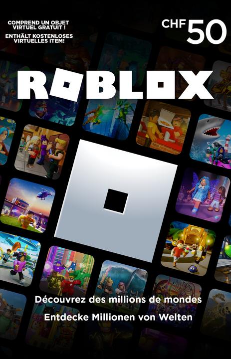 Roblox Carte de crédit Code numérique 50 CHF (50 CHF)