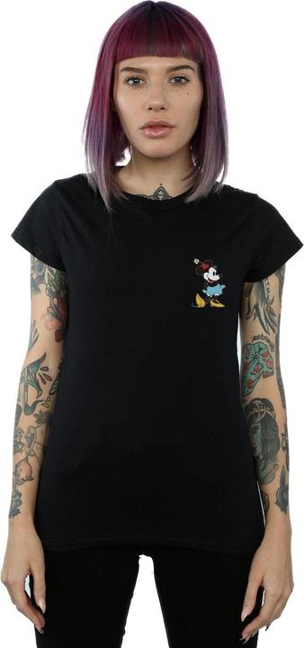 Actual product image Disney Womens/Ladies Minnie Mouse Kick Chest Cotton T-Shirt (XL)