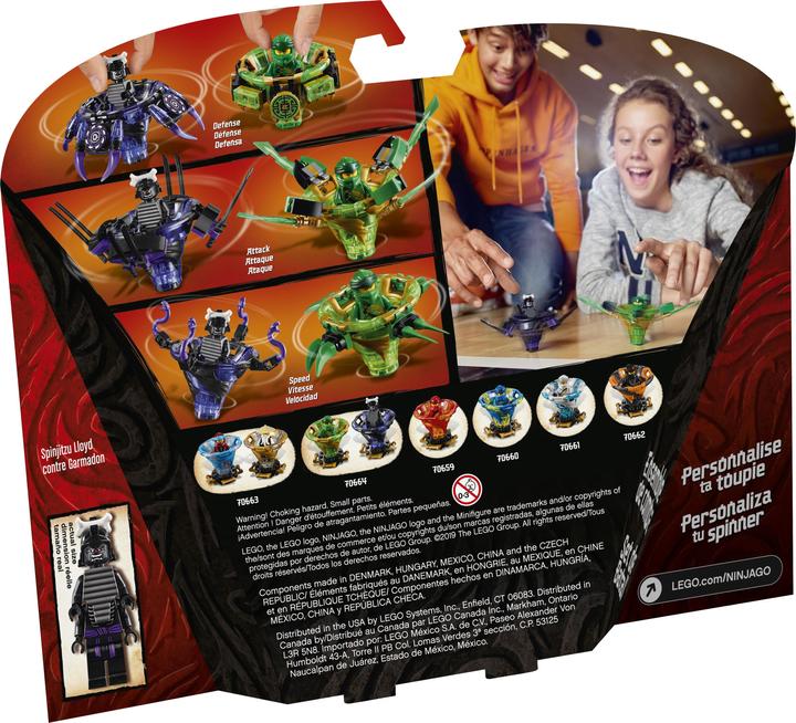 Actual product image LEGO Lloyd v. Garmadon Spinjitzu (70664, LEGO Ninjago)