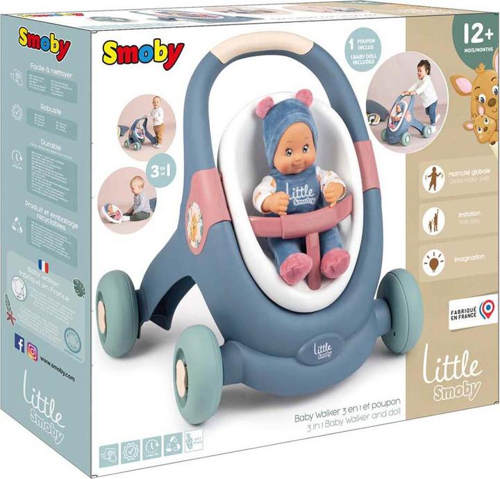 Produktbild Smoby LS 3-in-1 Lauflern-Puppenwagen