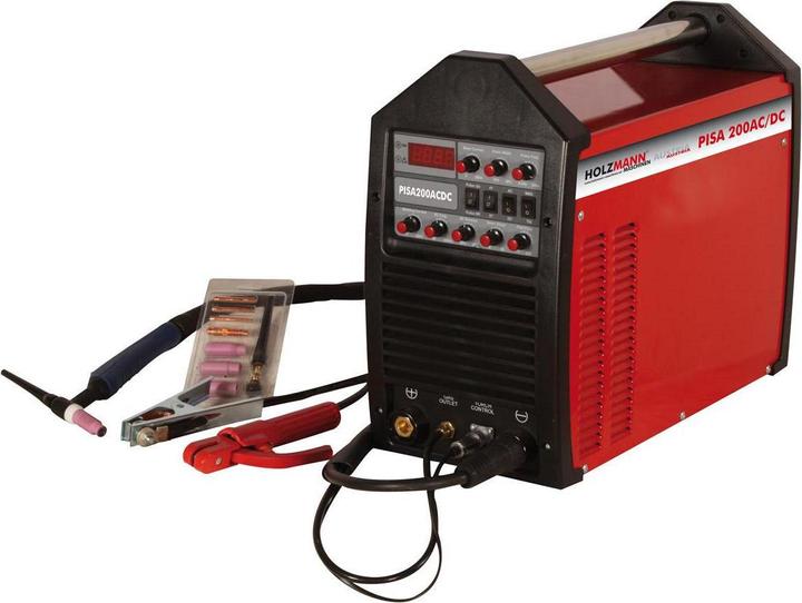 Actual product image Holzmann TIG/TIG pulse inverter welding system PISA 200AC/DC H110200001 Operating voltage...