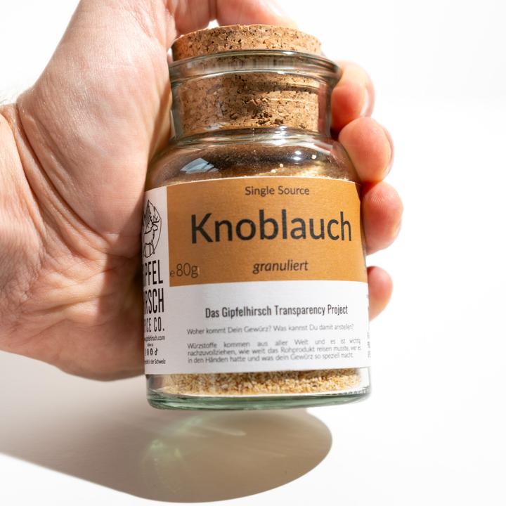 Produktbild Gipfelhirsch Knoblauch, granuliert (80 g)