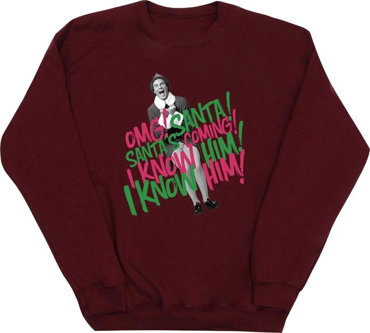 Immagine prodotto Elf Santa's Coming Felpa Donna (XL)