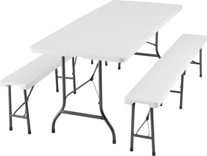 tectake Dining table and bench set
