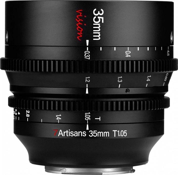 7artisans Festbrennweite 35 mm T1.05 (Canon RF, APS-C / DX)