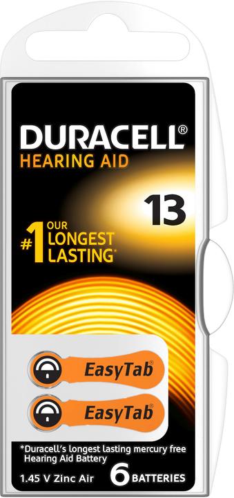 Produktbild Duracell Electronics Easy Tab (6 Stk., A13, 290 mAh)