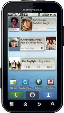 Produktbild Motorola DEFY - Schwarz (2 GB, 3.70", 5 Mpx, 3G)