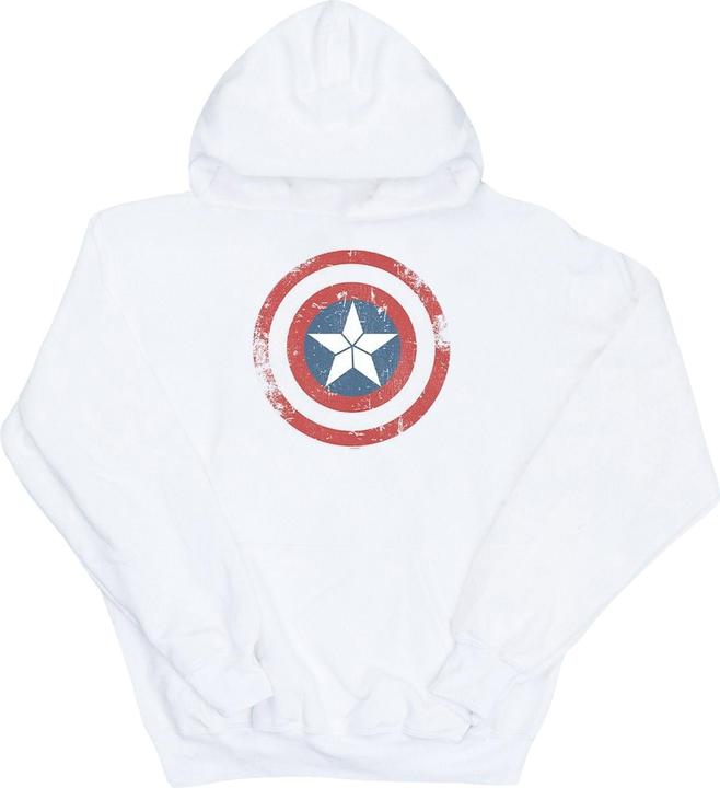 Produktbild Captain America Civil War Distressed Shield Kapuzenpullover (XXL)