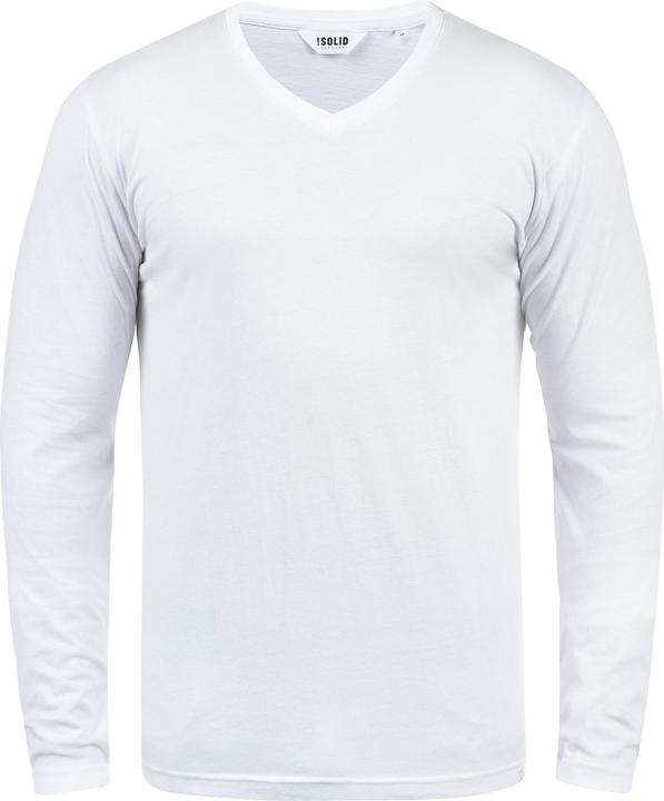 Immagine prodotto Solid Beda Maglia Maglie A Maniche Lunghe Da Uomo Con Collo A V (S)