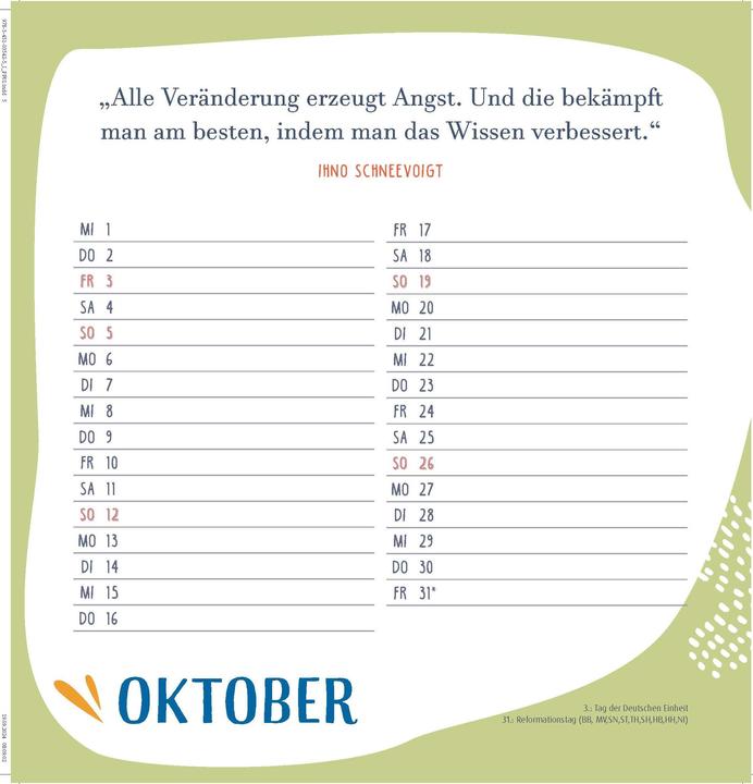 Produktbild Teamkalender 2025/2026. Für ein gutes Miteinander (Deutsch)