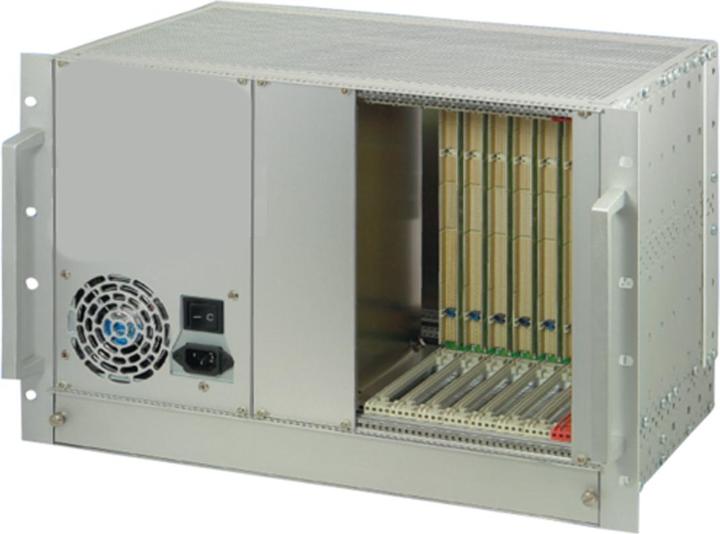 Schroff Système, 7 U, 8 slots, avec Rear I/O - BGTR CPCI 7U (6+1) 8SLOT