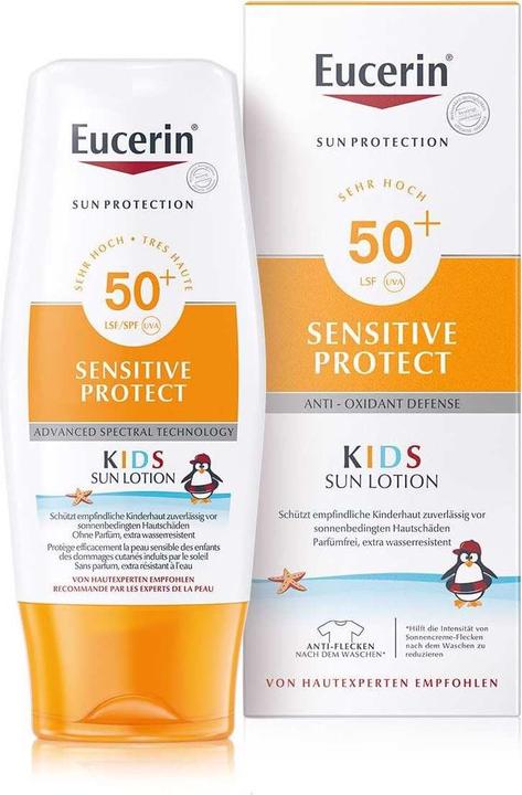 Produktbild Eucerin Kids Sensitive Protect (Sonnencreme, SPF 50+, 150 ml, 202 g)