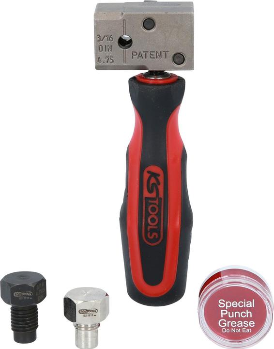 Actual product image KS Tools FlareFix eco 4.75 mm universal brake hose flaring tool set