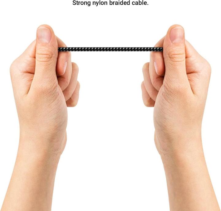 Produktbild deleyCON USB 2.0-Kabel USB C - Lightning 2 m (2 m, USB 2.0)