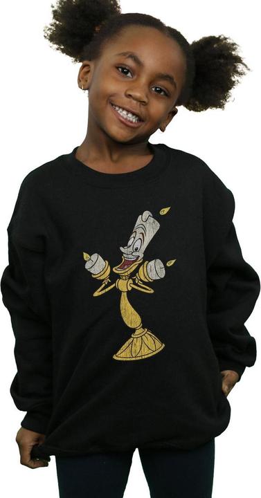 Image du produit Disney - Sweat BEAUTY AND THE BEAST LUMIERE DISTRESSED - Fille (152, 158)