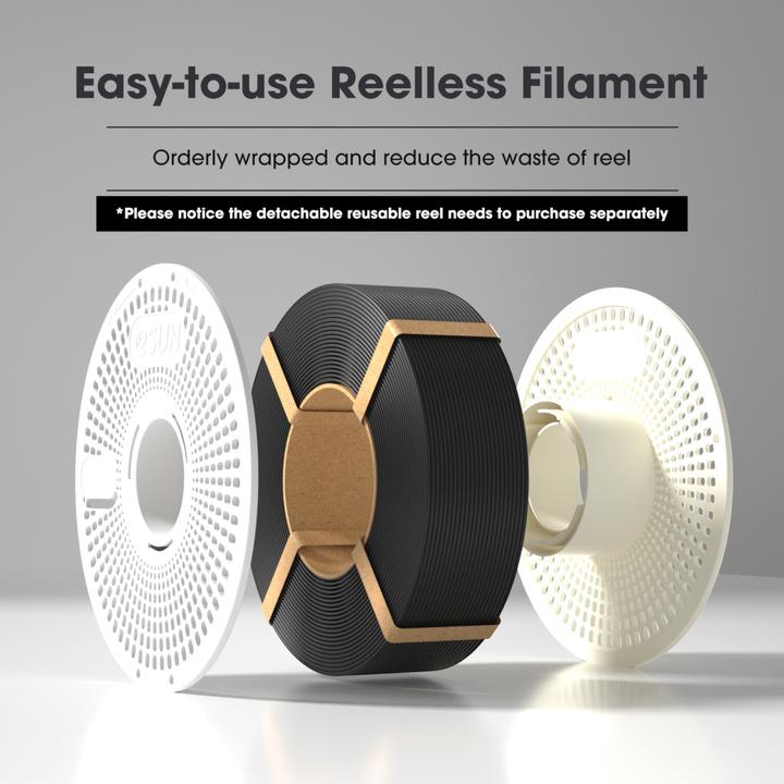 Actual product image eSUN eSpool+ Abnehmbare Spule für Refill Filament (ABS, 210 g, White)