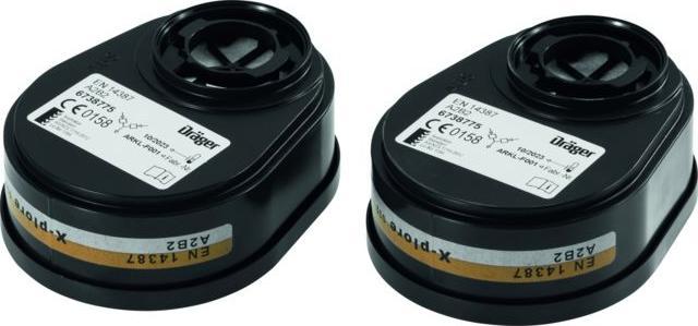 Produktbild Dräger Safety Wechselfilter-Set, Filter: A2B2P3RD (B2P3, 6 x)