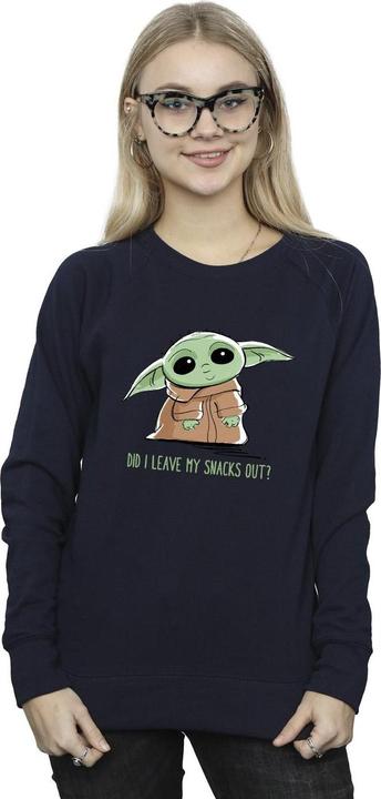 Produktbild Star Wars The Mandalorian Grogu Snacks Meme Sweatshirt (XL)