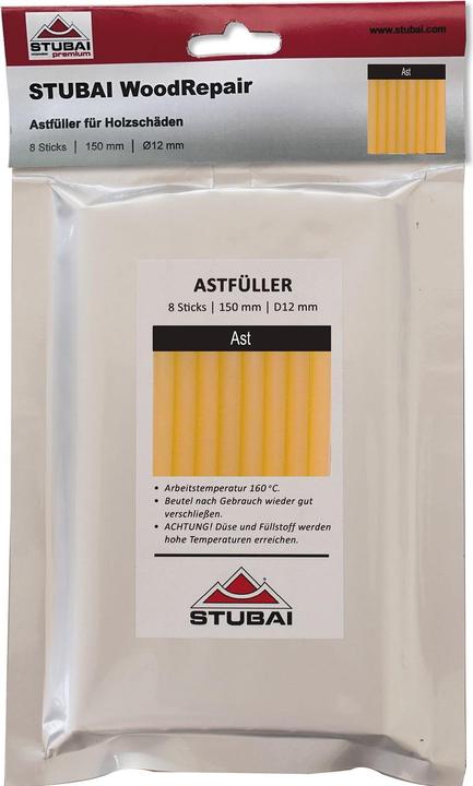 Stubai WoodRepair Holzreparatur Astfüller Füllmasse 8 Sticks x 150mm Ast