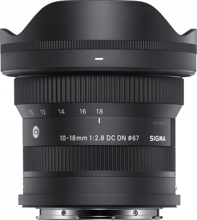 Immagine prodotto Sigma 10-18 mm f2.8 DC DN (C) con attacco L (L-mount, APS-C / DX)