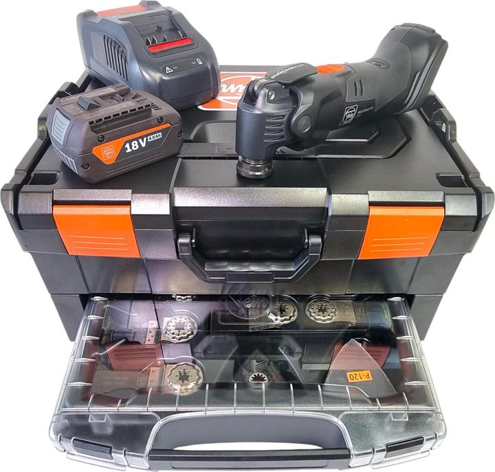 Actual product image Fein Multimaster AMM 500 Plus AS cordless multifunction tool 18 V Starlock Plus Black Edition + 1x