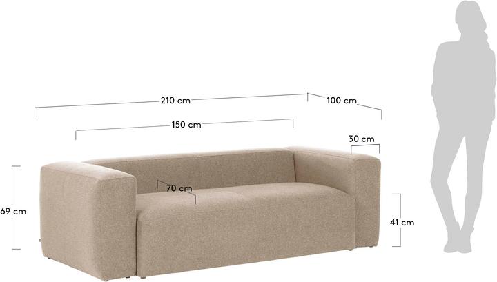 Produktbild Kave Home Blok (2-Sitzer)