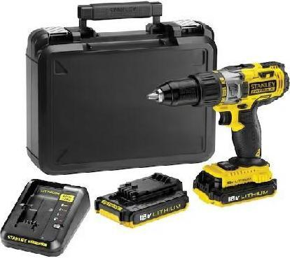 Actual product image Stanley ST WKRĘTARKA KĄTOWA V20 SFMCD725D2K 2x2 0Ah 80Nm BL WALIZKA (Rechargeable battery operated)