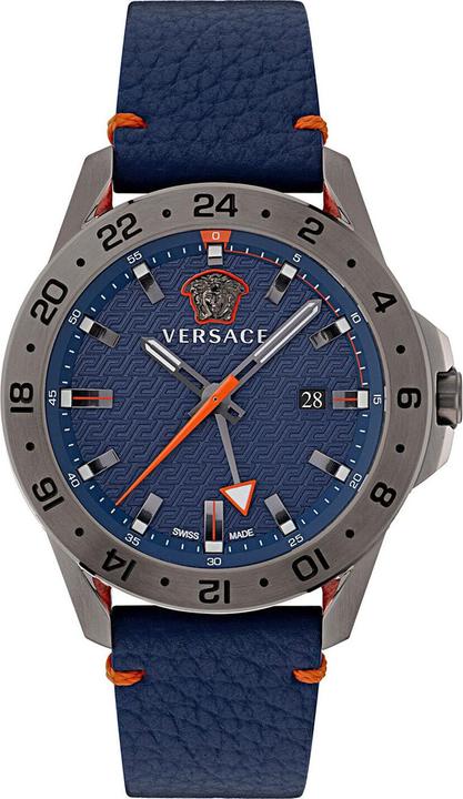 Immagine prodotto Versace VE2W00222 Orologio da uomo Sport Tech GMT 45mm 5ATM (Orologio da polso analogico, 45 mm)