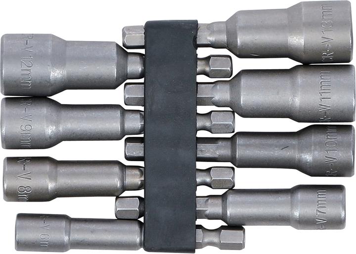 Produktbild BGS Steckschlüssel-Einsatz-Satz (8 mm, 9 mm, 11 mm, 12 mm, 13 mm, 10  mm, 6 mm, 7 mm)