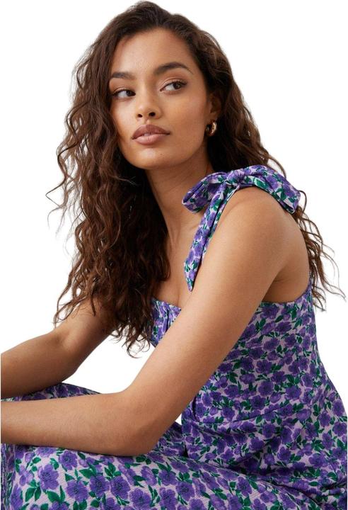 Actual product image Dorothy Perkins Womens/Ladies Floral Tie Shoulder Petite Midi Dress (34 D)