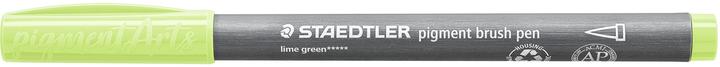 Actual product image Staedtler Pigment brush pen lime green (Lime green, 1 x)