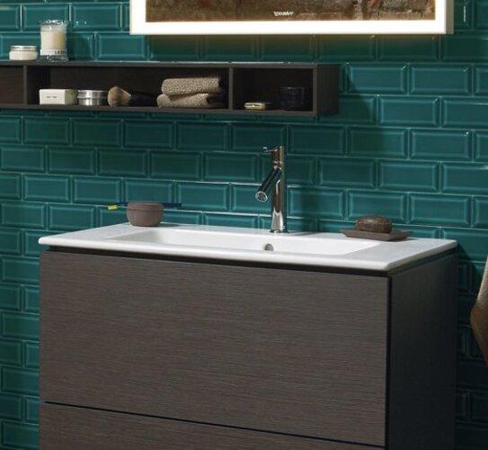Actual product image Duravit Furniture washbasin ME by Starck m ÜL m HLB 630x490mm 1 tap hole white WG (490 mm, 630 mm)
