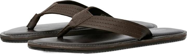 Actual product image Jack & Jones Mens Washton Leather Flip Flops (44.5)