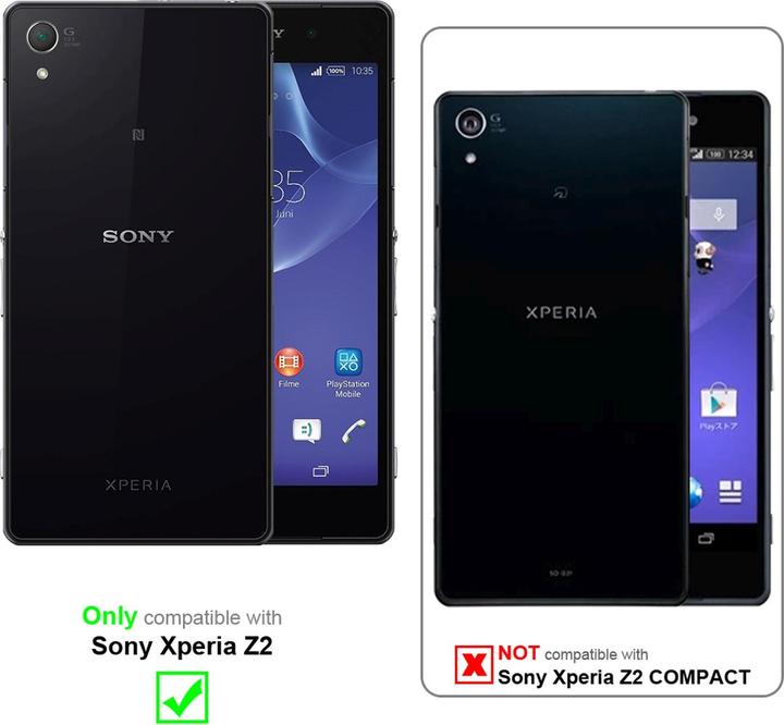 Actual product image Cadorabo Display protection glass (1 Piece, Sony Xperia Z2)