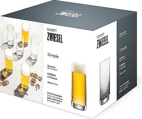 Actual product image Schott Zwiesel SCZ beer glass Simple set of 6 (0.35 l, 6 x)