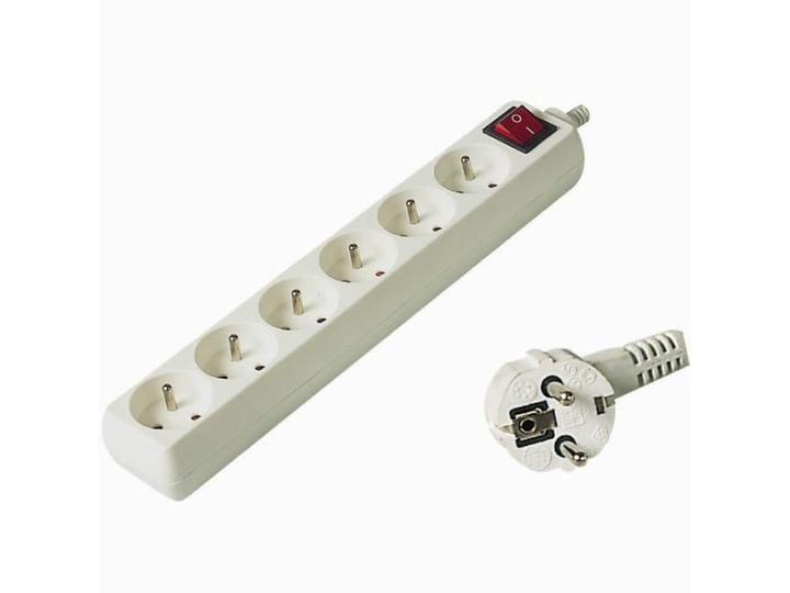Produktbild PremiumCord PP6K-10 power extension 6 AC outlet(s) White (6 x, CEE 7/5, 10 m)