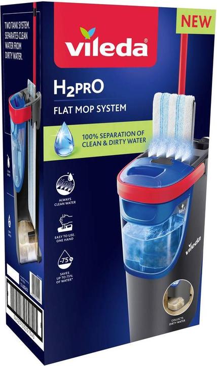 Image du produit Vileda H2PRO Flat Mop System (1 pcs)