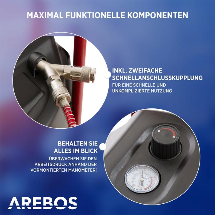Produktbild Arebos Luftkompressor (10 Bar, 50 l)