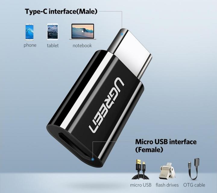 Productafbeelding Ugreen USB-C naar Micro USB Adapter (USB Type C, Micro USB)