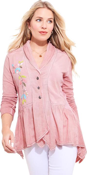 Joe Browns Floral Embroidered Jersey Top