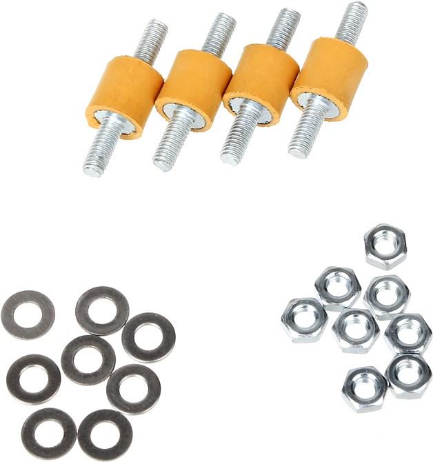 Image du produit Aqua Computer Kit de découplage pour la fixation de la pompe, gu jaune extra-souple