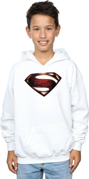 Immagine prodotto Justice League Movie Superman Emblem Felpa con Cappuccio Ragazzi (140, 146)